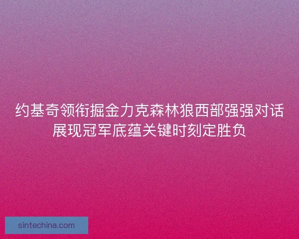 约基奇领衔掘金力克森林狼西部强强对话展现冠军底蕴关键时刻定胜负
