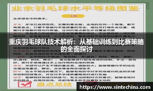 重庆羽毛球队技术解析：从基础训练到比赛策略的全面探讨